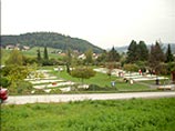 Historische Aufnahme der Minigolfanlage